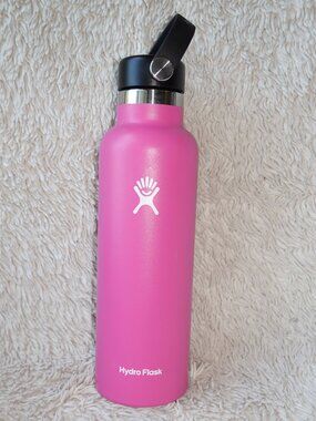 21 oz Hydro Flask Water Bottle - Insulated Stainless Steel -  Hot Pink